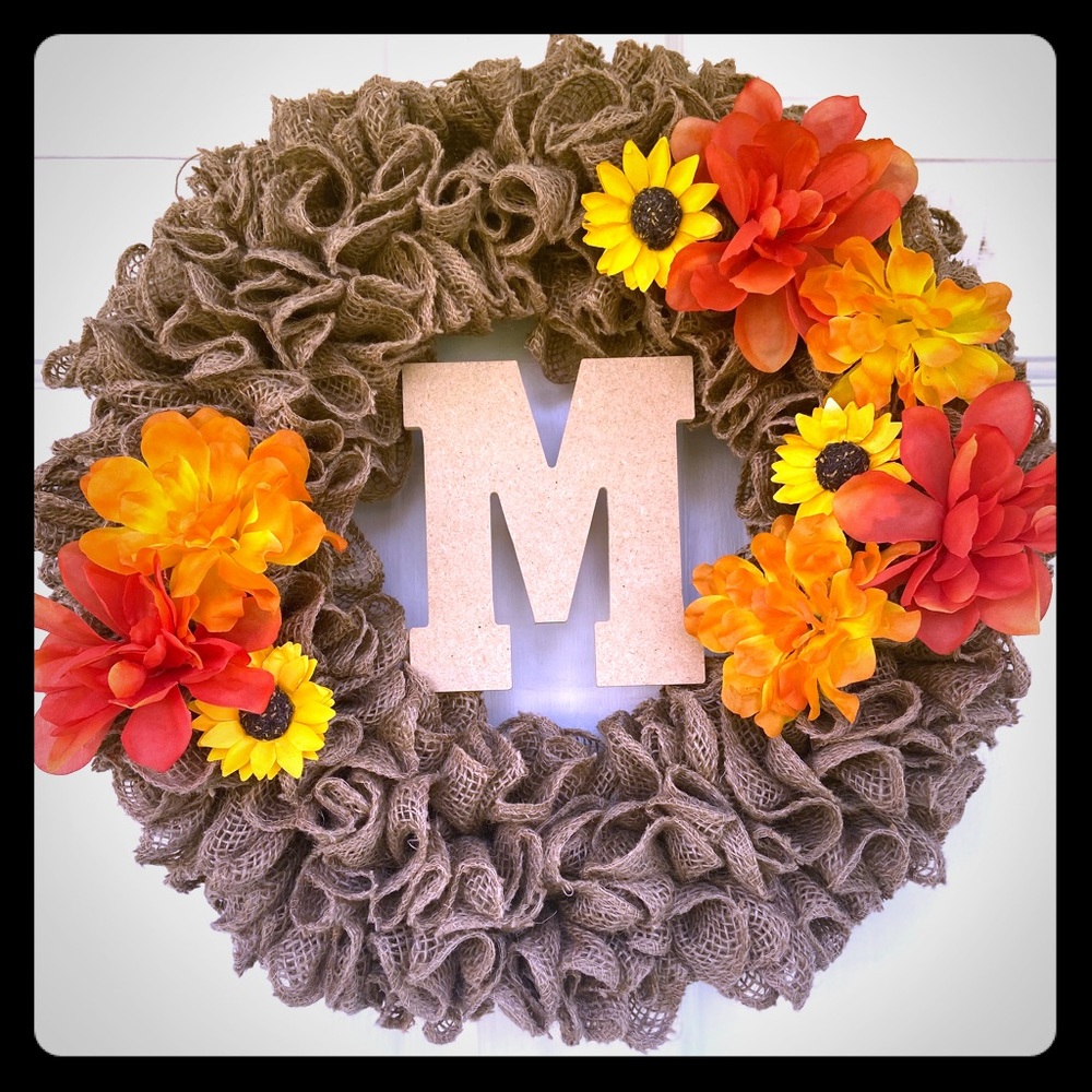 Customized Burlap Wreaths